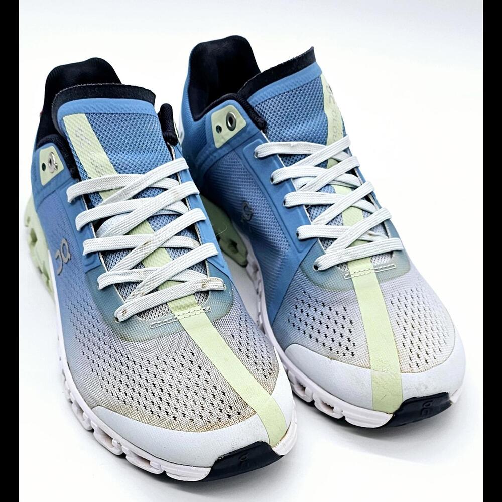 On Running Cloudflow X Helion Women's Running Sneakers Navy/Teal/GrayUS 7.5